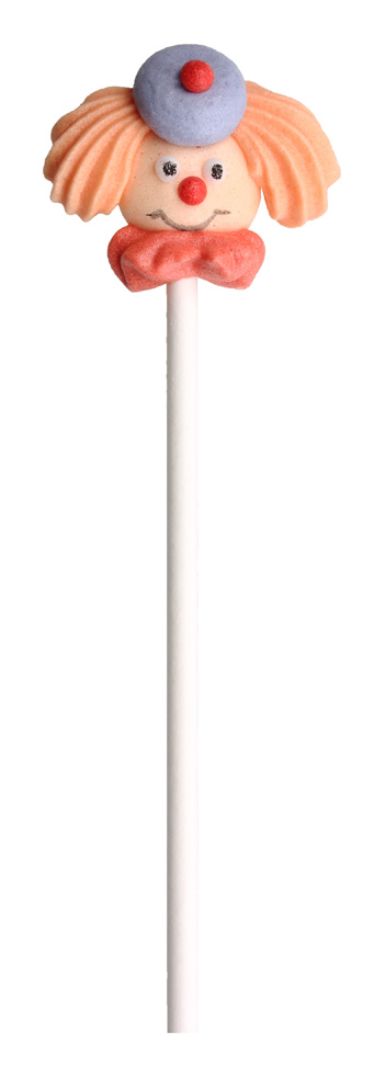 Clown Kopf am Stab
